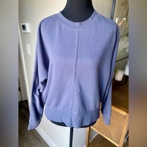 Hippie Rose periwinkle blue sweater- size small